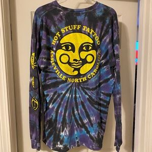 Comfort colors tie dye tattoo long sleeve